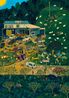 New Years at the Seabreeze Supermarket by Nicola Gower Wallis contemporary artwork Painting