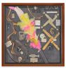 1 Drawer C.61.2. with 19 Amulets and Charms and Religious Artefacts - UK and Europe at Pitt Rivers Museum by Gala Porras-Kim contemporary artwork Works on Paper