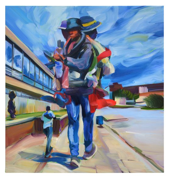 Water Vendor NGZ by Duncan Wylie contemporary artwork Painting