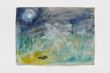 The night belonged to us by Chioma Ebinama contemporary artwork painting works on paper