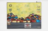 Na Bahia e Sao Jorge no Rio Sao Sebastiao Recanto series by Jaime Lauriano contemporary artwork mixed media painting print