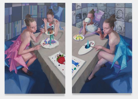 ASMR by Deng Shiqing contemporary artwork Painting