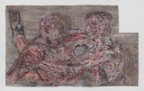 Le Combat VII by Leon Golub contemporary artwork painting