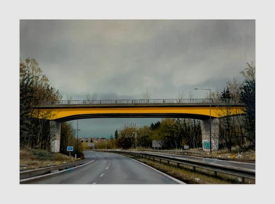 The Yellow One by Jen Orpin contemporary artwork Painting