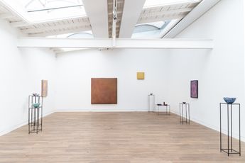 Contemporary art exhibition Gotthard Graubner  Fausto Melotti Colour Spaces at Beck  Eggeling International Fine Art Dusseldorf Germany