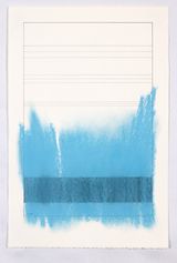 By Proxy Blue 3 by Tyler Hobbs contemporary artwork drawing painting works on paper