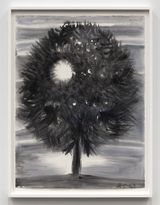 Purple Beech Night Sky 8- 8-23 2023 by Ann Craven contemporary artwork painting