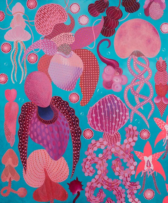 Fandango by Michael McHugh contemporary artwork Painting