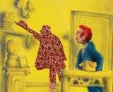 I know youre bald by Yang Jingzhou contemporary artwork painting