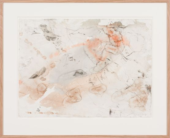 The hidden layer of insects and soil biota by John Wolseley contemporary artwork Painting
