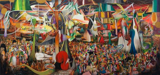 outer limitz by Gene Paul Martin contemporary artwork Painting