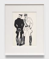 Untitled by Tom of Finland contemporary artwork drawing