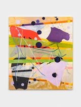 Chapter 3 Maps Necessary for a Walk in 4D 2 by Cynthia Hawkins contemporary artwork painting