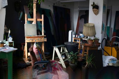 Sahara Longe in the Studio