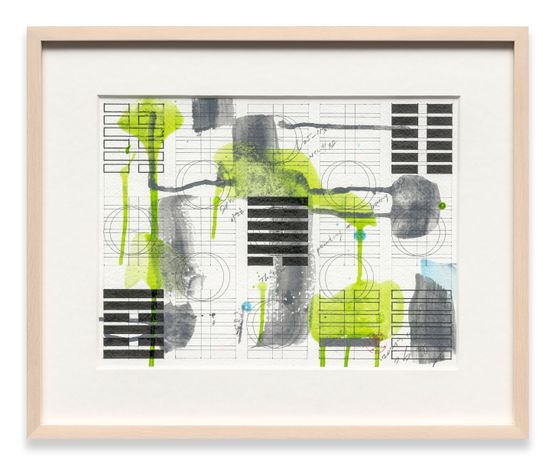 Exhausting Project 25-113 This is not a painting nor a drawing 48 by Kim Yong-Ik contemporary artwork Works on Paper