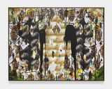 Untitled Escape Collage by Rashid Johnson contemporary artwork mixed media