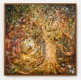 Dying god by Peter Burns contemporary artwork painting