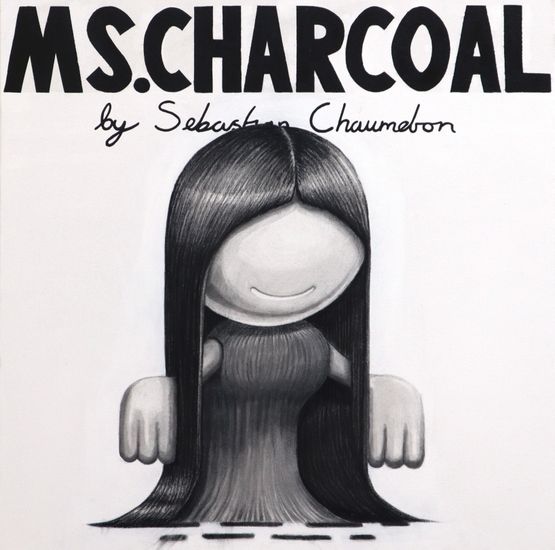 MS CHARCOAL by Sebastian Chaumeton contemporary artwork Painting