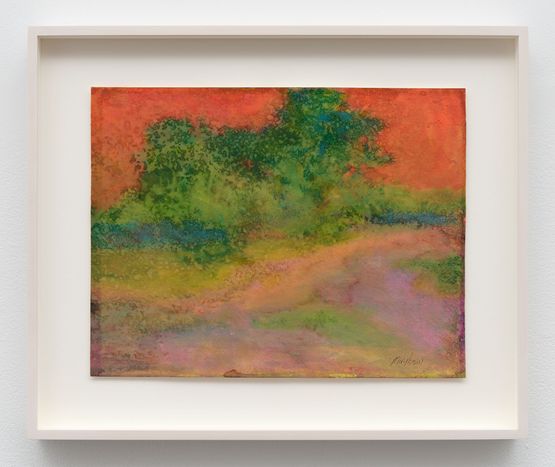 Untitled Poetic Space Series by Richard Mayhew contemporary artwork Works on Paper