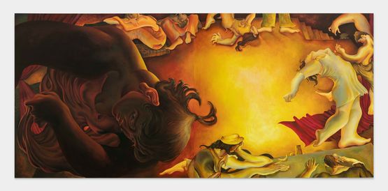 Hulk and the Air It Squeezed by Zheng Zhilin contemporary artwork Painting