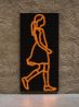 Esther amber. by Julian Opie contemporary artwork Moving Image