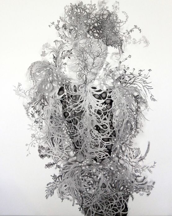 Earth Blossom No.3 by Imhathai Suwatthanasilp contemporary artwork Painting