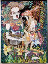 what i am also by Del Kathryn Barton contemporary artwork painting