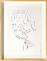 Paris At Night  Jacques Prevert by Tess Dumon contemporary artwork painting sculpture works on paper