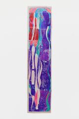 Merci pour la nuit 4 by Anne Bourse contemporary artwork painting works on paper