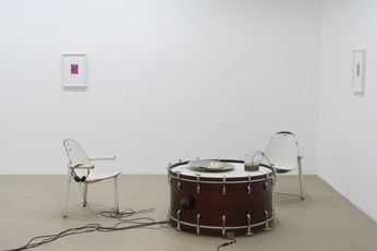 Contemporary art exhibition Tarek Atoui The Whisperers at Galerie Chantal Crousel Paris France