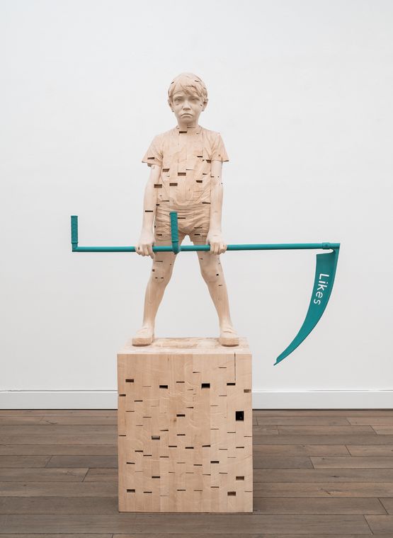 Likes by Gehard Demetz contemporary artwork Painting