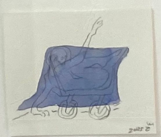 Costume for Performing an Object A Wave by Masaya Chiba contemporary artwork Works on Paper