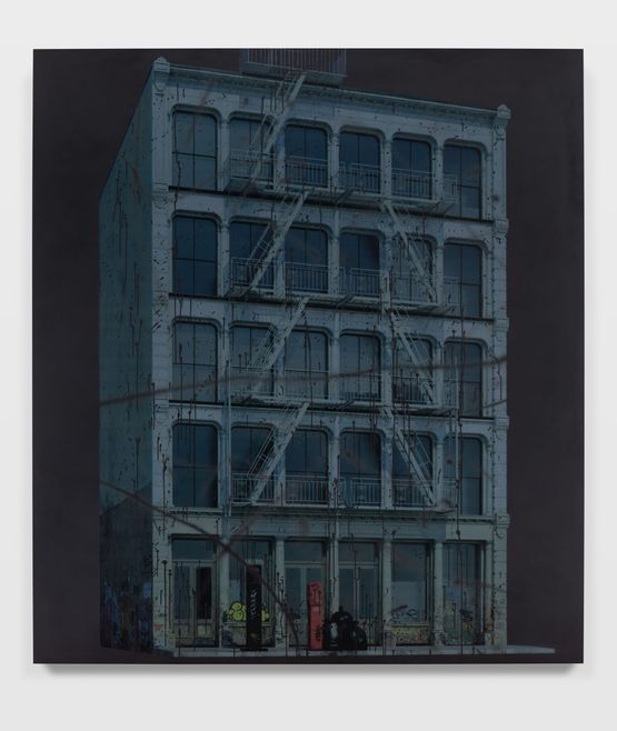 White St. v.2 by Avery Singer contemporary artwork Painting