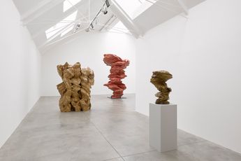 Contemporary art exhibition Tony Cragg Stacks at Lisson Gallery 27 Bell Street London United Kingdom