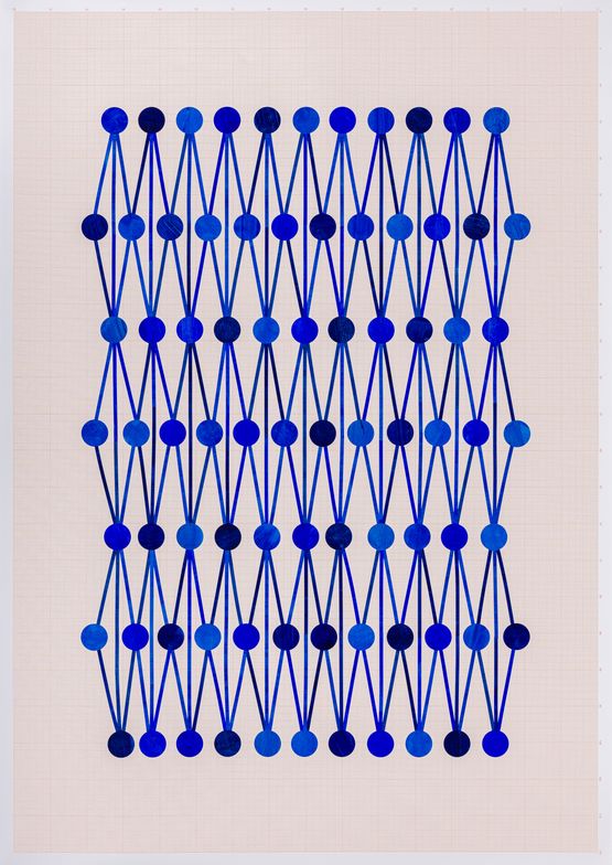 Series 5 Number 5 by Lubna Chowdhary contemporary artwork Painting