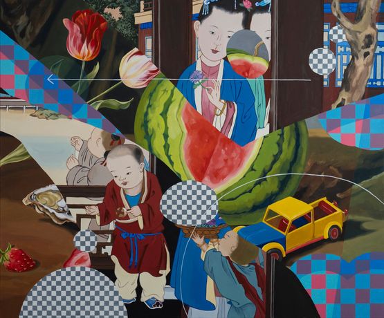 Endless Summerbreak by Ziping Wang contemporary artwork Painting
