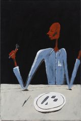 Dinner Tomorrow by Mia Boe contemporary artwork painting
