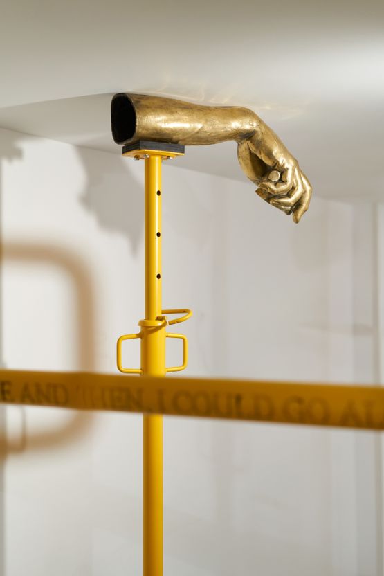 IL MONDO DAVIDS ARM by Carlos Aires contemporary artwork Sculpture