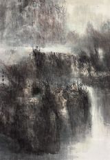 Fall No.2 by Poon Chun-Wah contemporary artwork painting works on paper