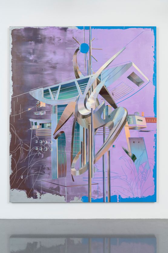 The Second Generation of Peak Tower by Cui Jie contemporary artwork Painting