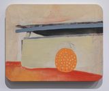 Orange daydreams by Radhika Khimji contemporary artwork painting works on paper