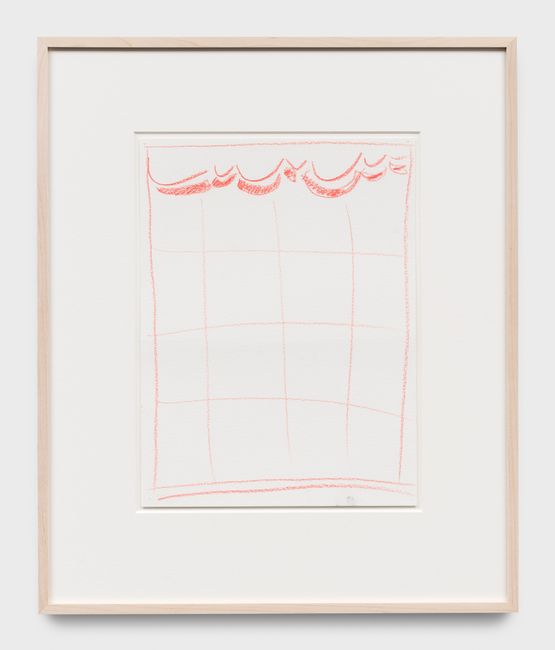 Valance Study by Matt Connors contemporary artwork Works on Paper