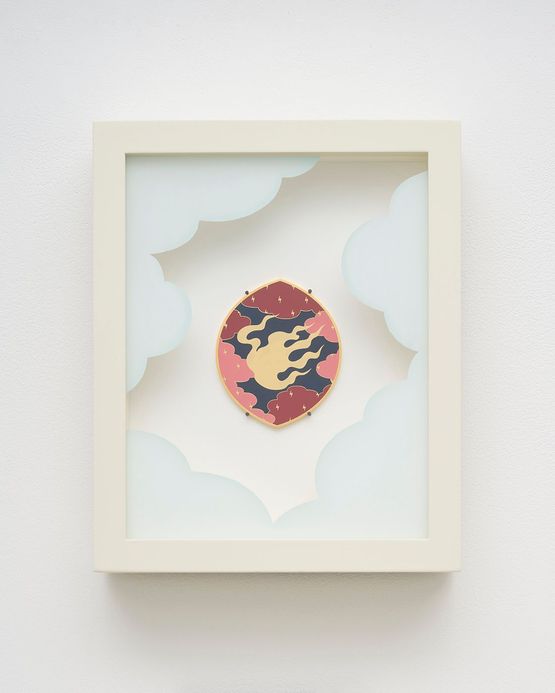 Lotus Medal by Noritaka Tatehana contemporary artwork Painting