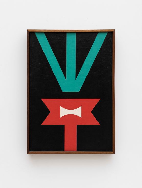 Emblema - Logotipo - Poetico by Rubem Valentim contemporary artwork Painting