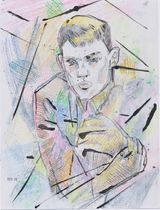 Designer panic by Hernan Bas contemporary artwork works on paper print drawing