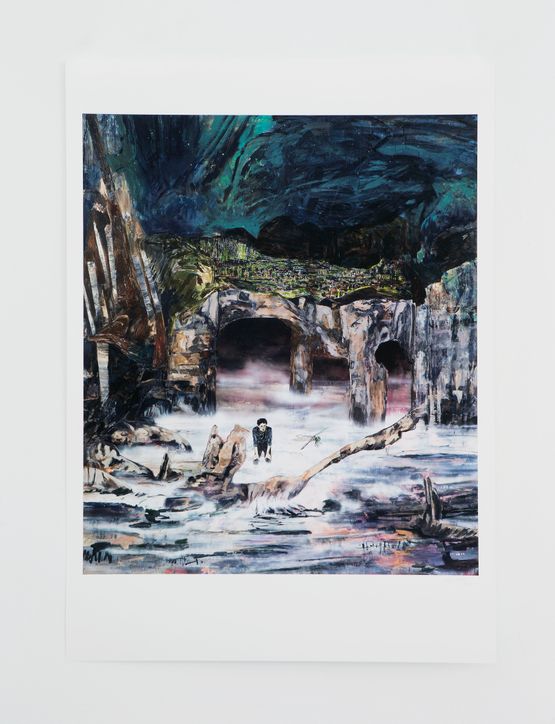 The dragons eyes  by Hernan Bas contemporary artwork Print