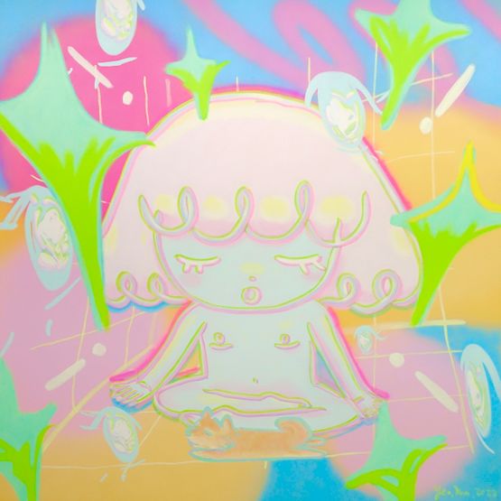 Recharge  by Yeo Kaa contemporary artwork Painting