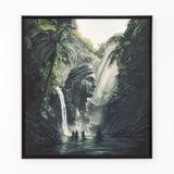Encounter in the Ravine by Daniel Arsham contemporary artwork works on paper