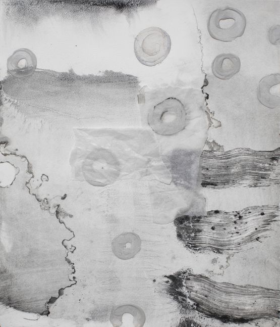 Rubbing Rain Series by Jian-Jun Zhang contemporary artwork Painting