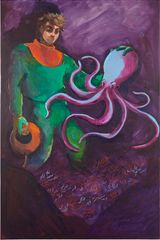 Scuba Diver 3 by Charles Hascoet contemporary artwork painting